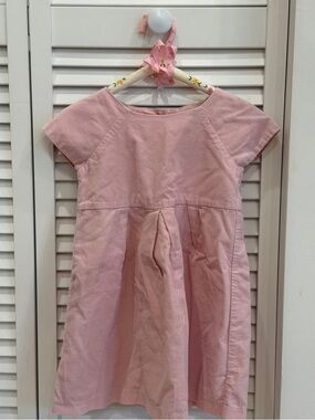 GAP Light Pink Corduroy A-Line Dress